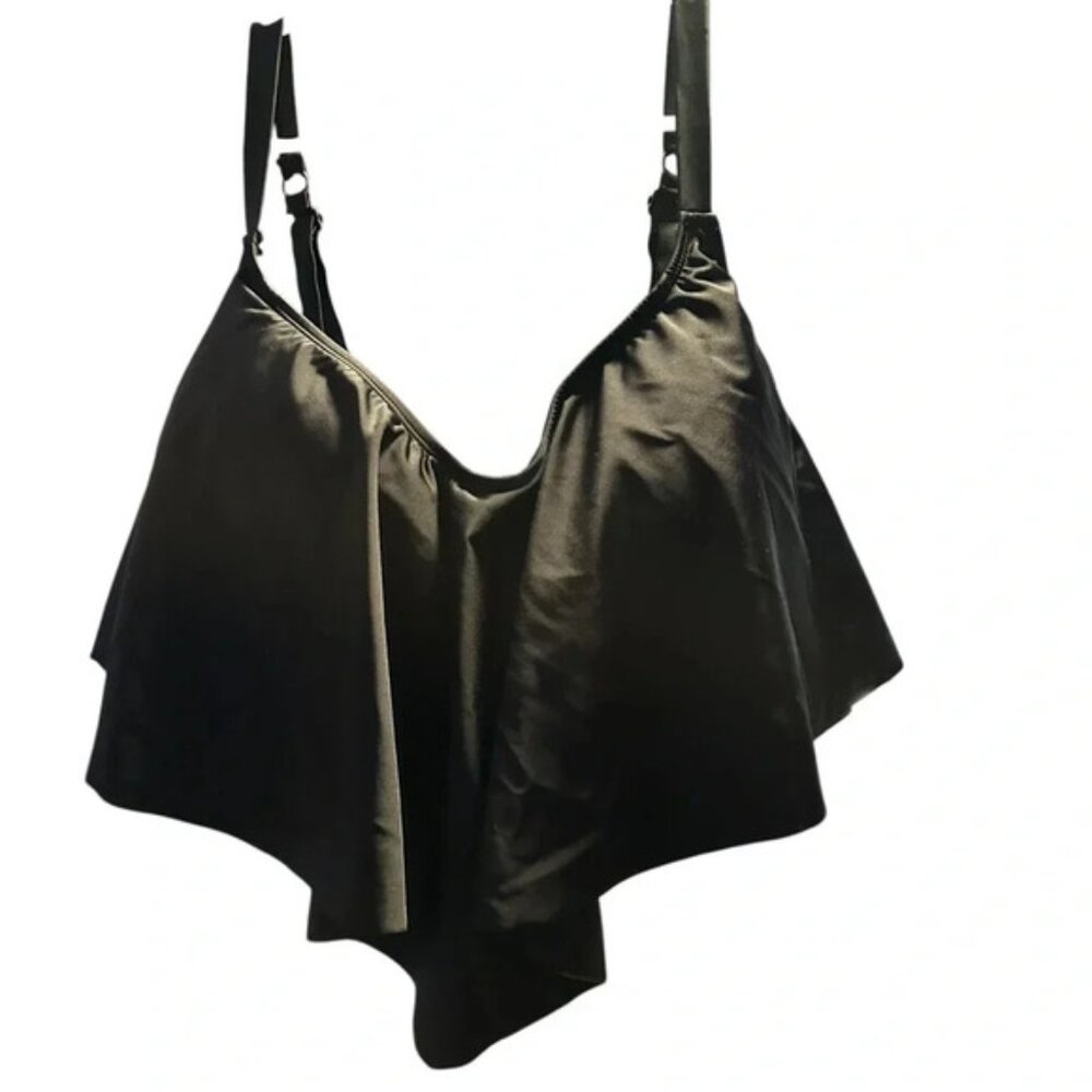 Torrid V Flounce Bikini Top – Size 6